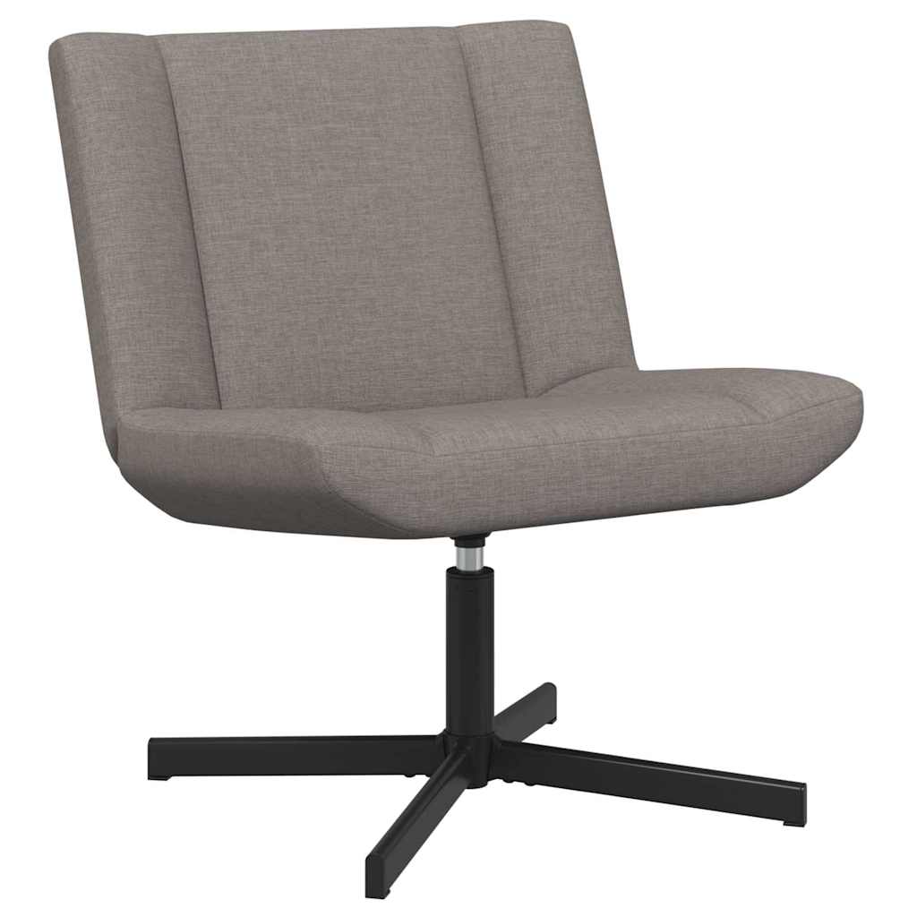vidaXL Fotel obrotowy Ciemnoszary 63 x 75 x 76 cm tkanina