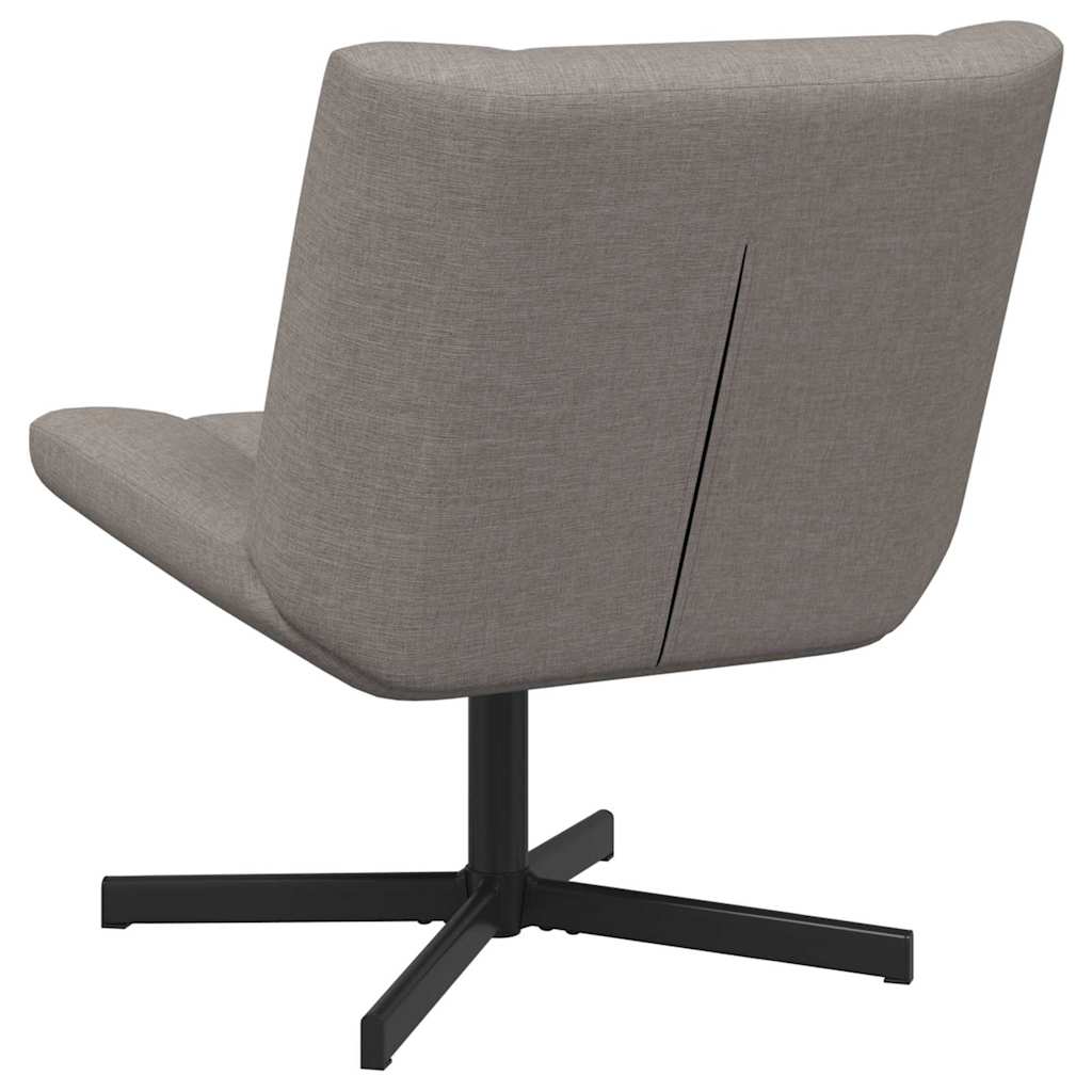 vidaXL Fotel obrotowy Ciemnoszary 63 x 75 x 76 cm tkanina