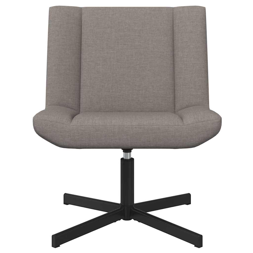 vidaXL Fotel obrotowy Ciemnoszary 63 x 75 x 76 cm tkanina