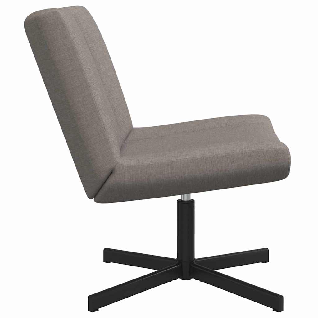 vidaXL Fotel obrotowy Ciemnoszary 63 x 75 x 76 cm tkanina