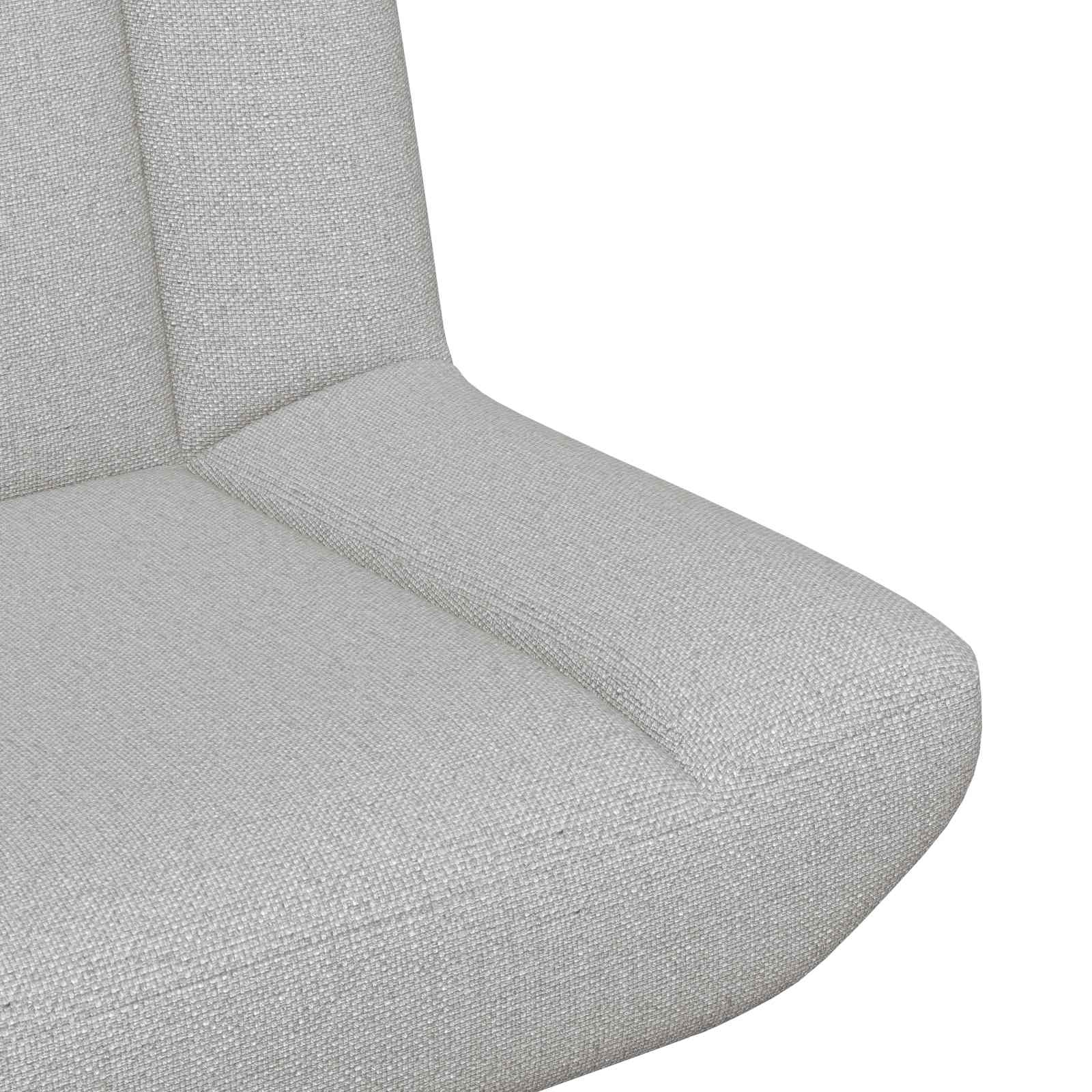 vidaXL Fotel obrotowy Szary chmur 63 x 75 x 76 cm tkanina