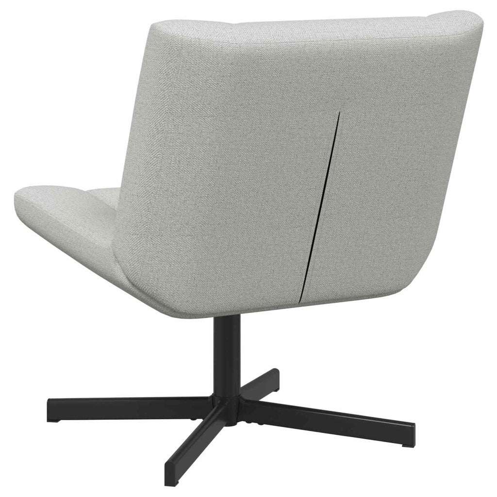vidaXL Fotel obrotowy Szary chmur 63 x 75 x 76 cm tkanina
