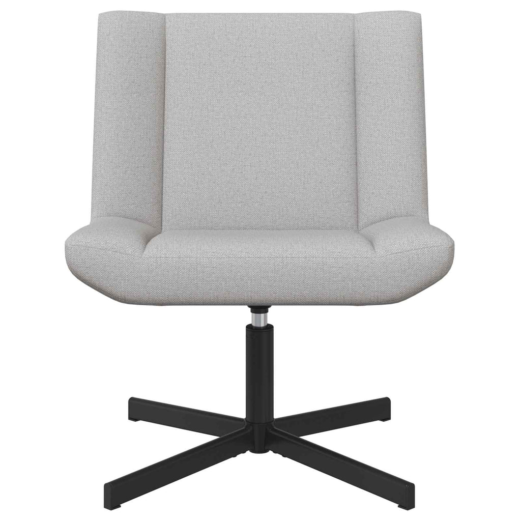 vidaXL Fotel obrotowy Szary chmur 63 x 75 x 76 cm tkanina