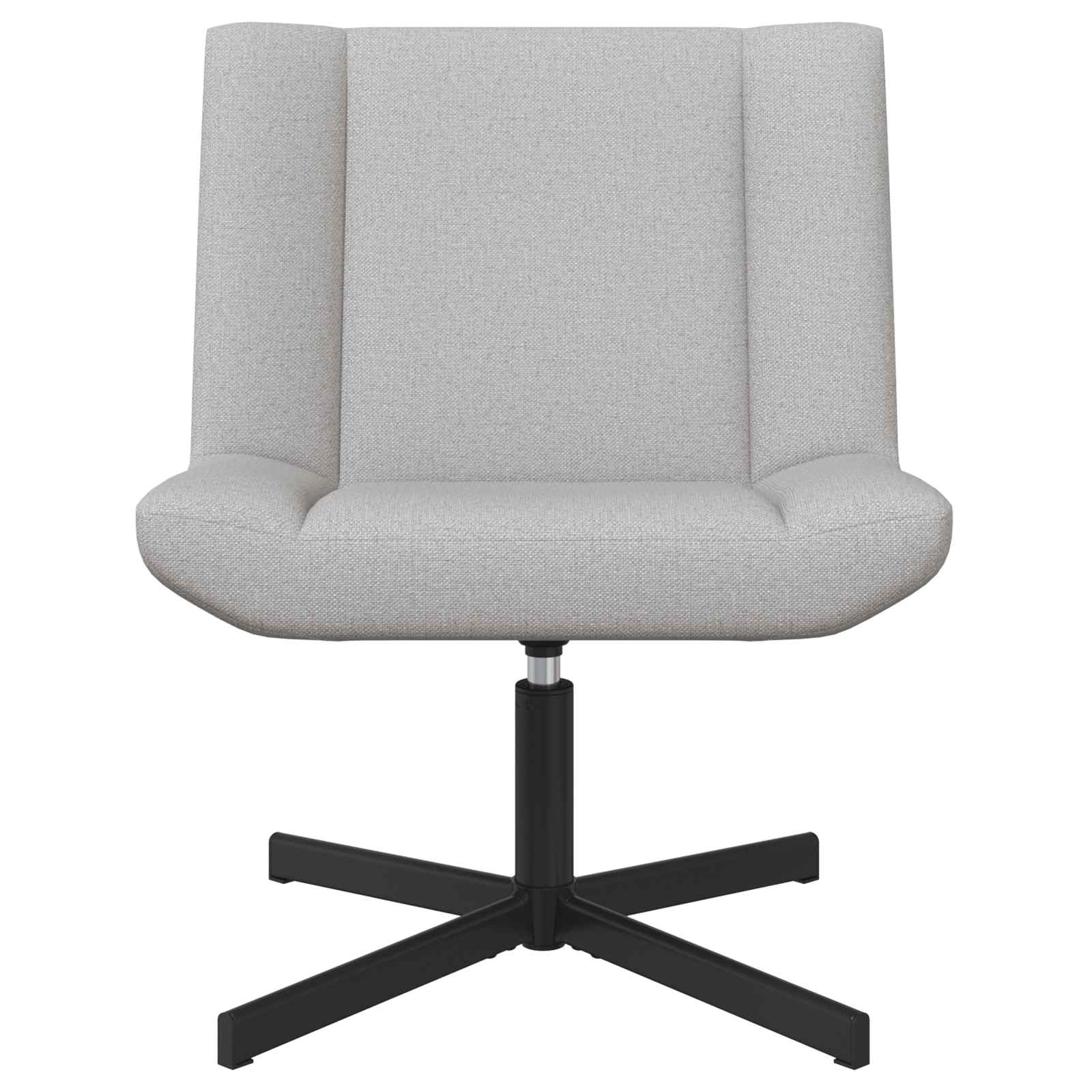 vidaXL Fotel obrotowy Szary chmur 63 x 75 x 76 cm tkanina