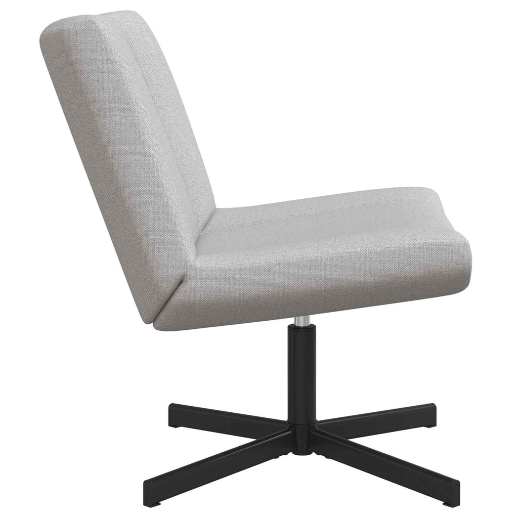 vidaXL Fotel obrotowy Szary chmur 63 x 75 x 76 cm tkanina