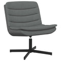 vidaXL Fotel obrotowy Ciemnoszary 63 x 75 x 76 cm tkanina