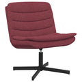 vidaXL Fotel obrotowy Czerwone wino 63 x 75 x 76 cm tkanina