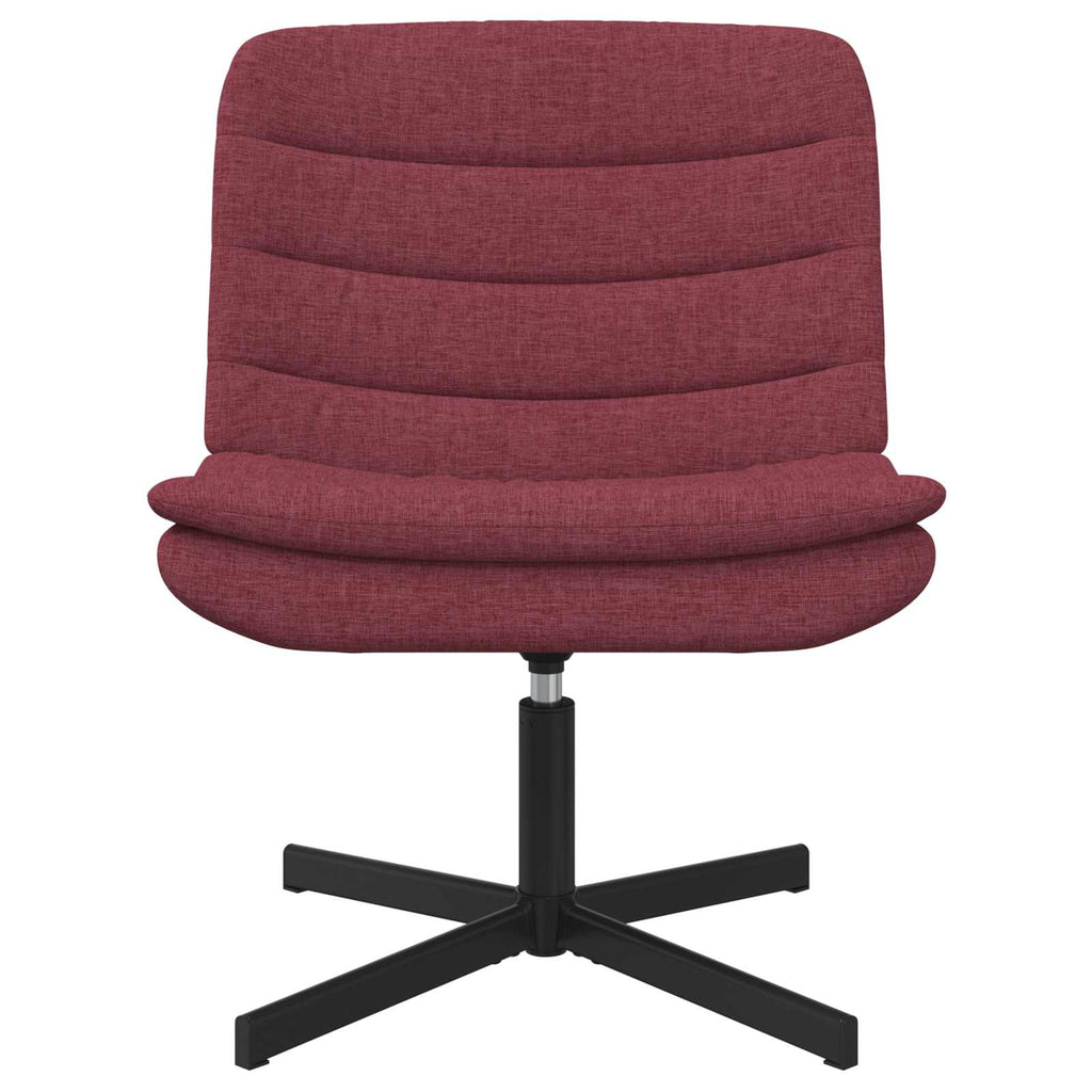 vidaXL Fotel obrotowy Czerwone wino 63 x 75 x 76 cm tkanina