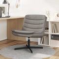 vidaXL Fotel obrotowy Ciemnoszary 63 x 75 x 76 cm tkanina