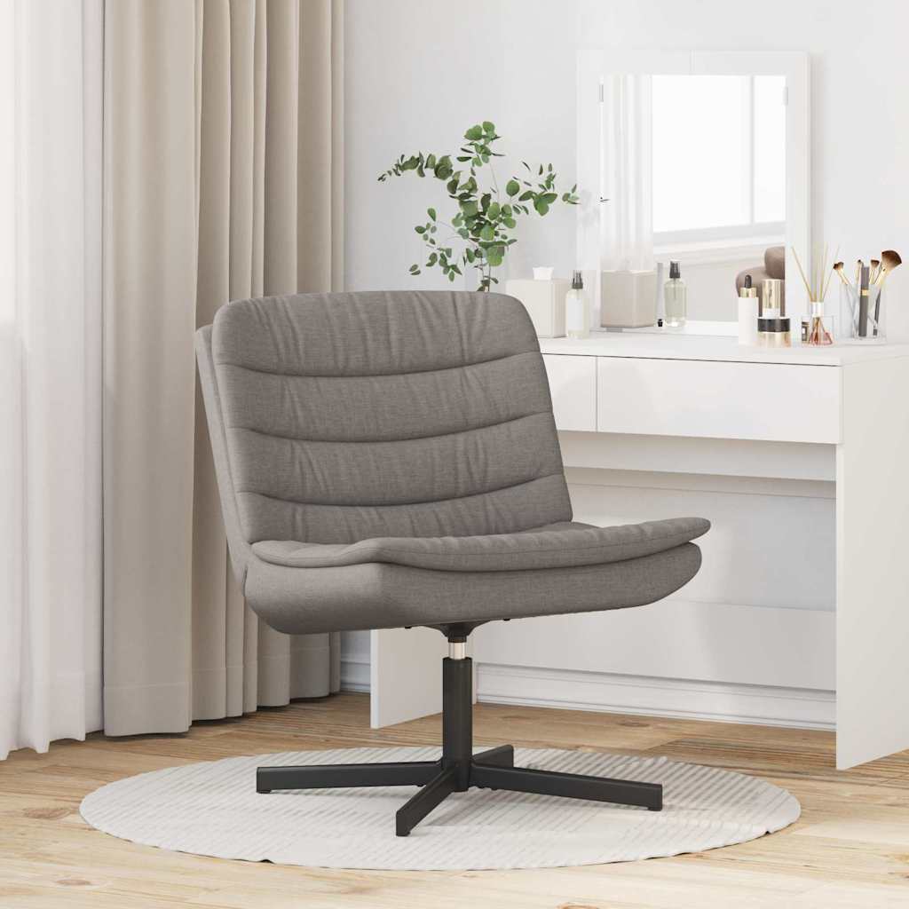 vidaXL Fotel obrotowy Ciemnoszary 63 x 75 x 76 cm tkanina