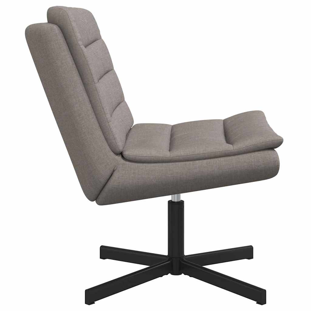vidaXL Fotel obrotowy Ciemnoszary 63 x 75 x 76 cm tkanina