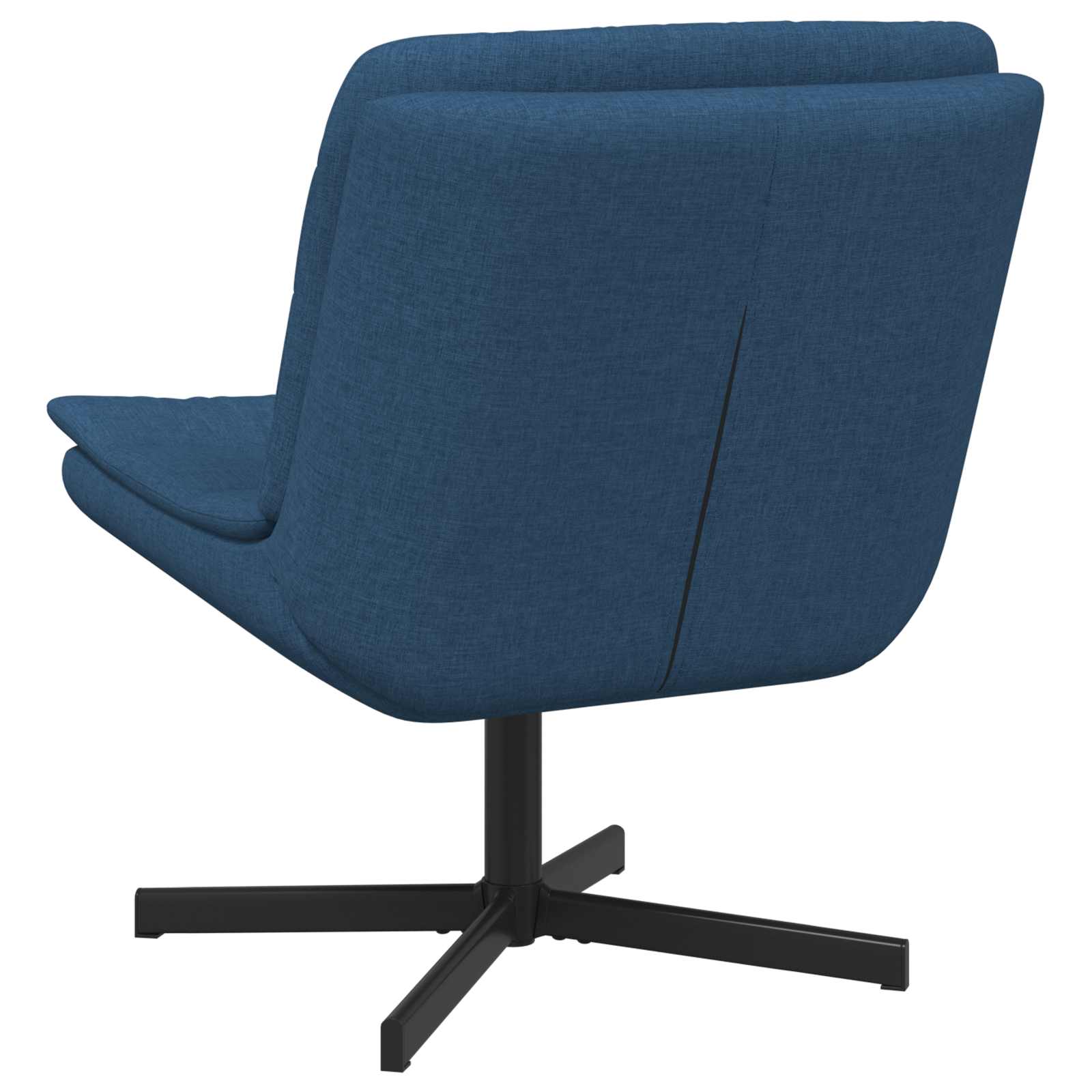 vidaXL Fotel obrotowy Niebieski 63 x 75 x 76 cm tkanina