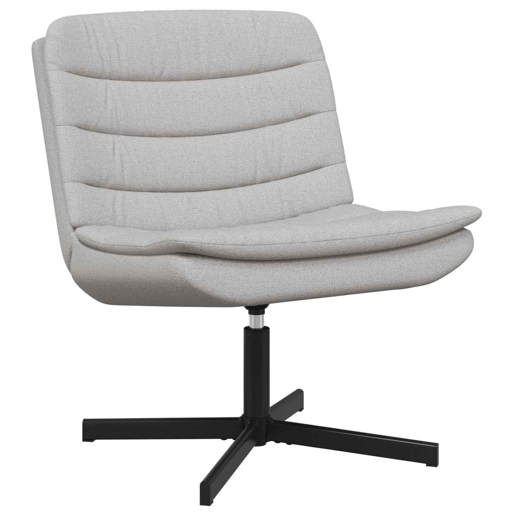 vidaXL Fotel obrotowy Szary chmur 63 x 75 x 76 cm tkanina