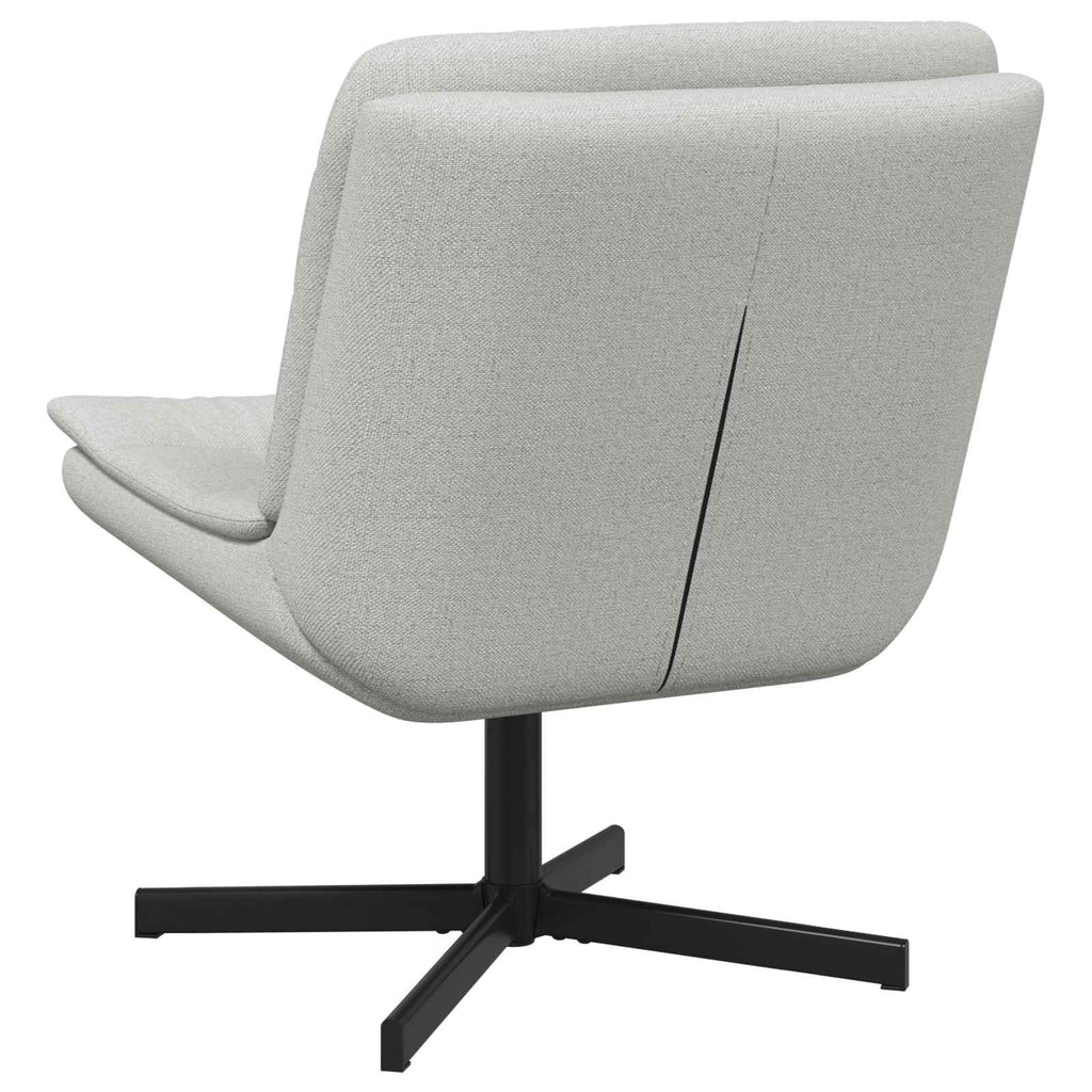 vidaXL Fotel obrotowy Szary chmur 63 x 75 x 76 cm tkanina
