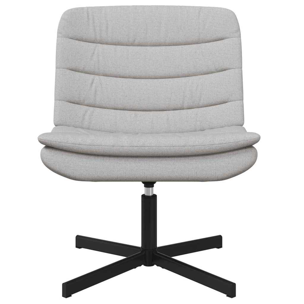 vidaXL Fotel obrotowy Szary chmur 63 x 75 x 76 cm tkanina