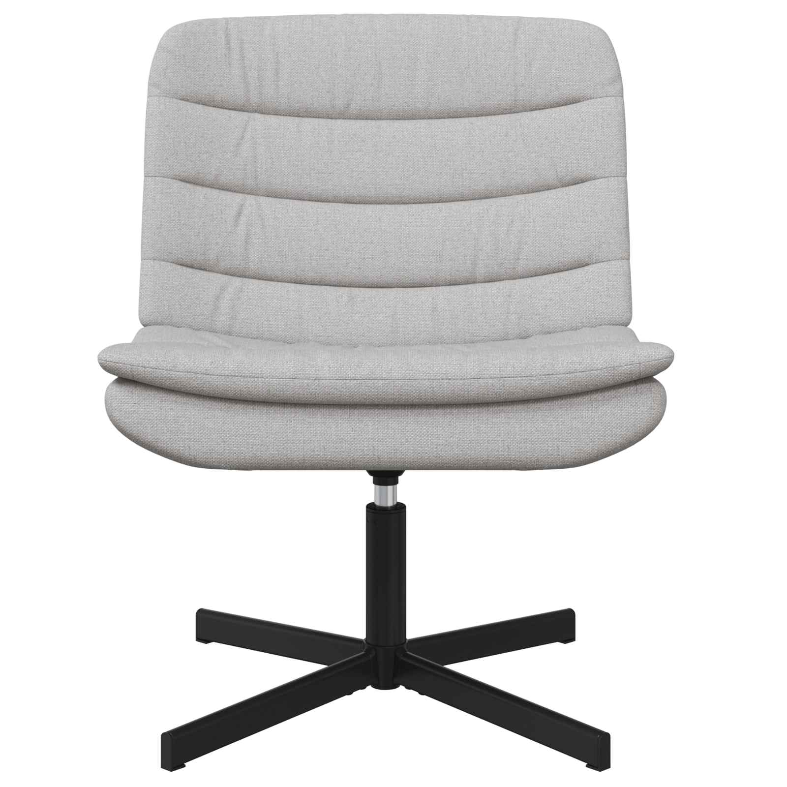 vidaXL Fotel obrotowy Szary chmur 63 x 75 x 76 cm tkanina