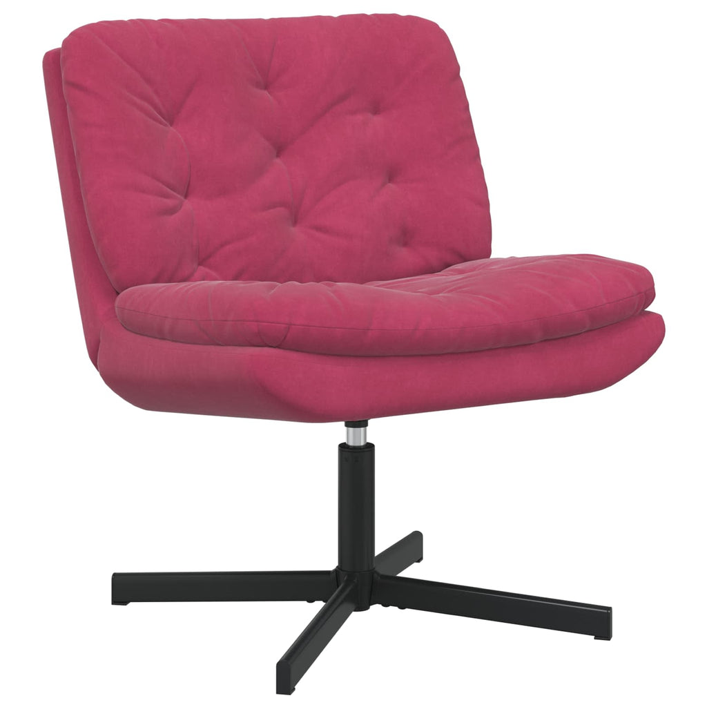 vidaXL Fotel relaksacyjny obrotowy Czerwone wino 63 x 75 x 76 cm