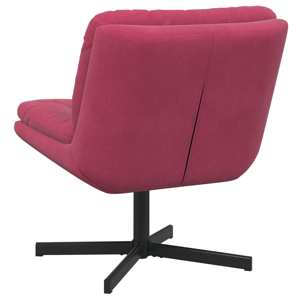 vidaXL Fotel relaksacyjny obrotowy Czerwone wino 63 x 75 x 76 cm