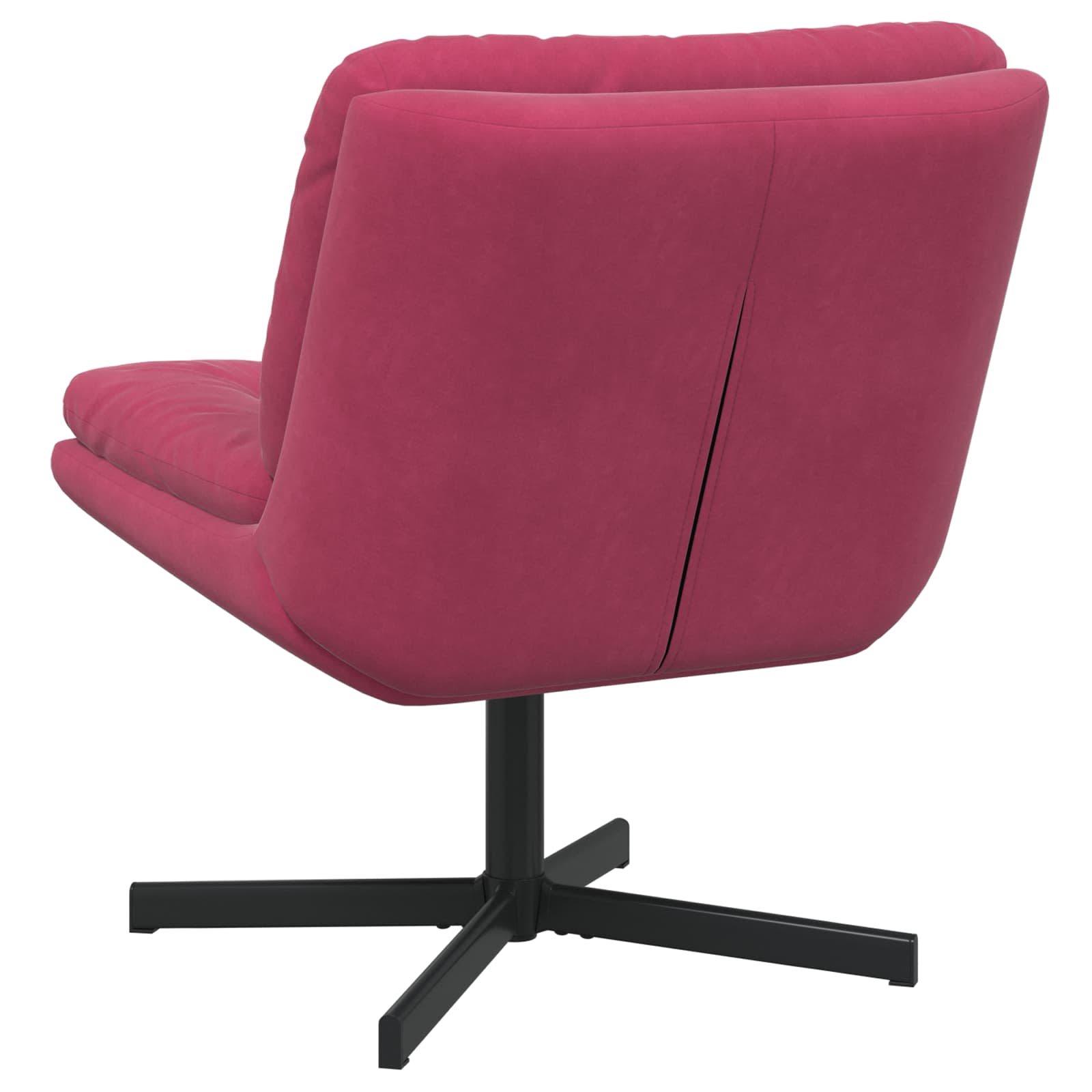 vidaXL Fotel relaksacyjny obrotowy Czerwone wino 63 x 75 x 76 cm