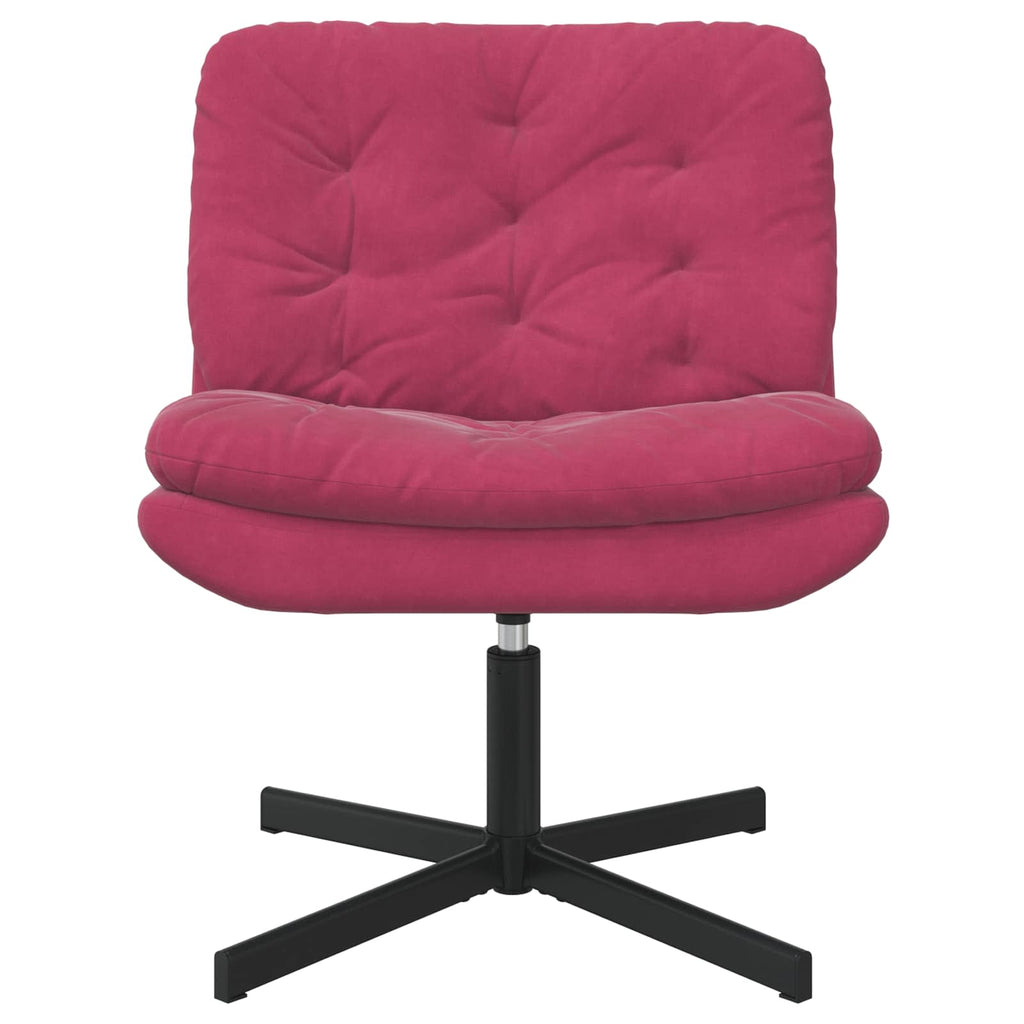 vidaXL Fotel relaksacyjny obrotowy Czerwone wino 63 x 75 x 76 cm