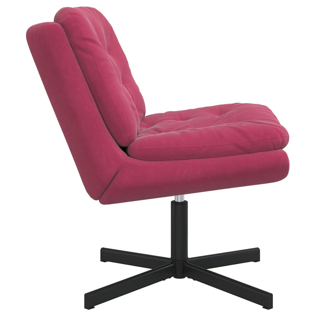 vidaXL Fotel relaksacyjny obrotowy Czerwone wino 63 x 75 x 76 cm