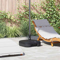 vidaXL Podstawa do parasola Czarny 45 x 45 x 29,5 cm