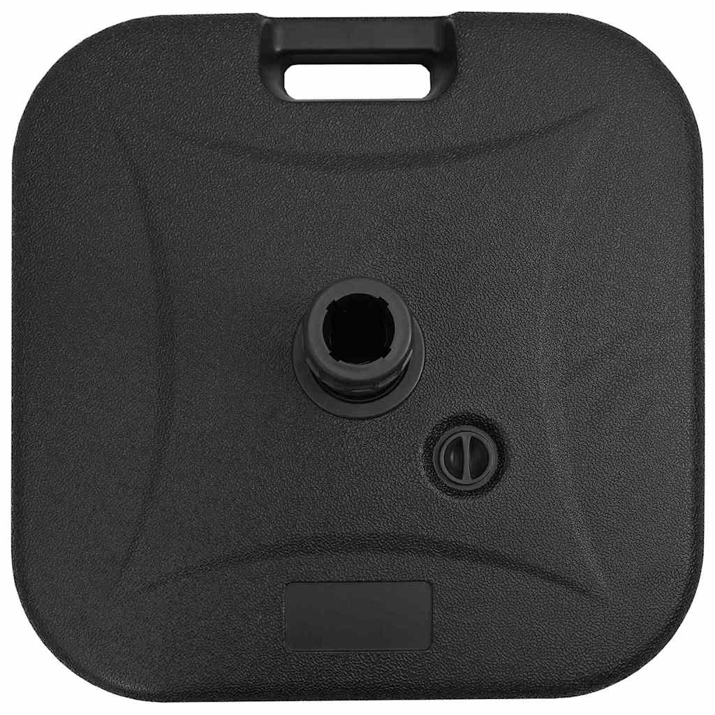 vidaXL Podstawa do parasola Czarny 45 x 45 x 29,5 cm
