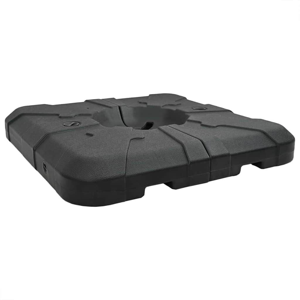 vidaXL Podstawa dla parasola wolnostojącego Czarny 88,5 x 88,5 x 12 cm