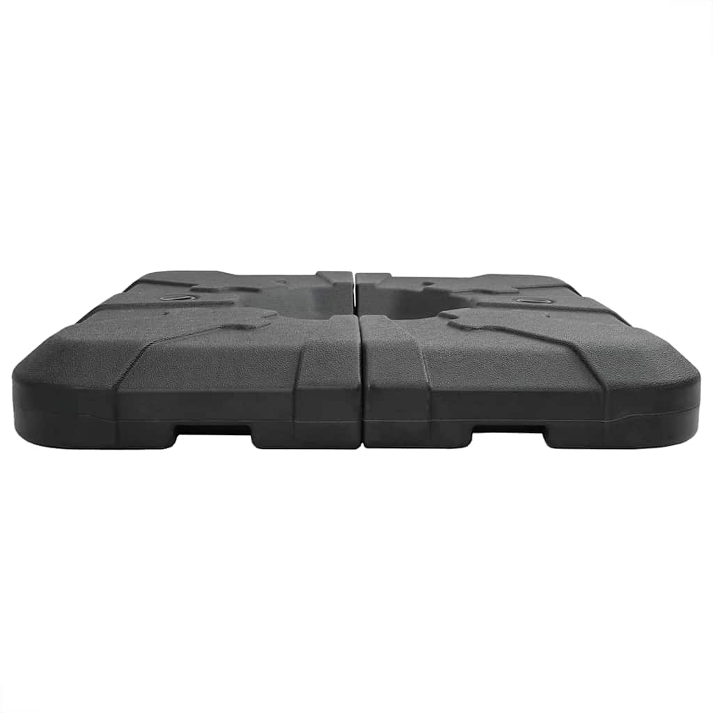 vidaXL Podstawa dla parasola wolnostojącego Czarny 88,5 x 88,5 x 12 cm