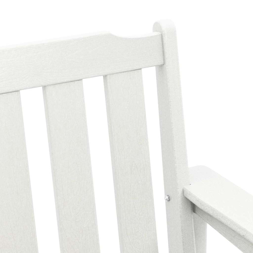 vidaXL Krzesło Ogrodowe 4 pcs Biały 65.5 x 59 x 88 cm Polietylen