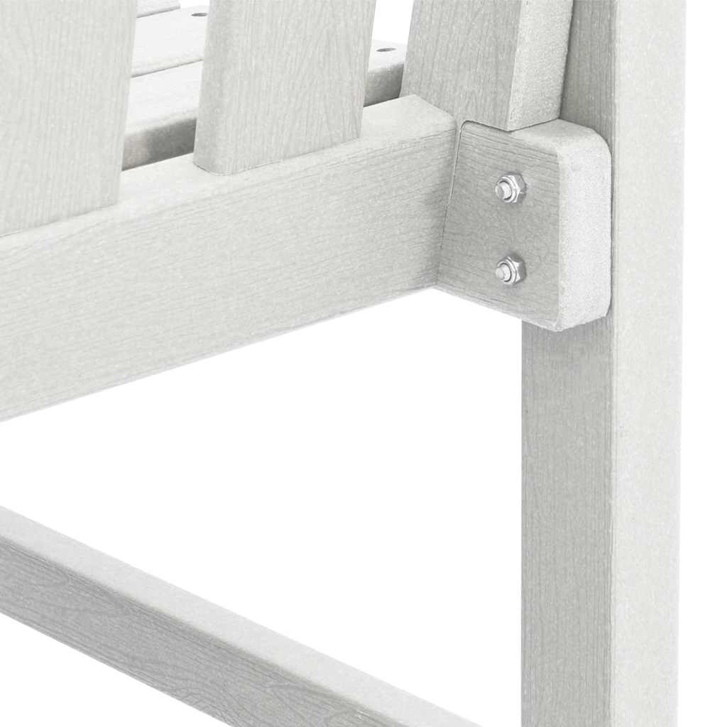 vidaXL Krzesło Ogrodowe 6 pcs Biały 65.5 x 59 x 88 cm Polietylen