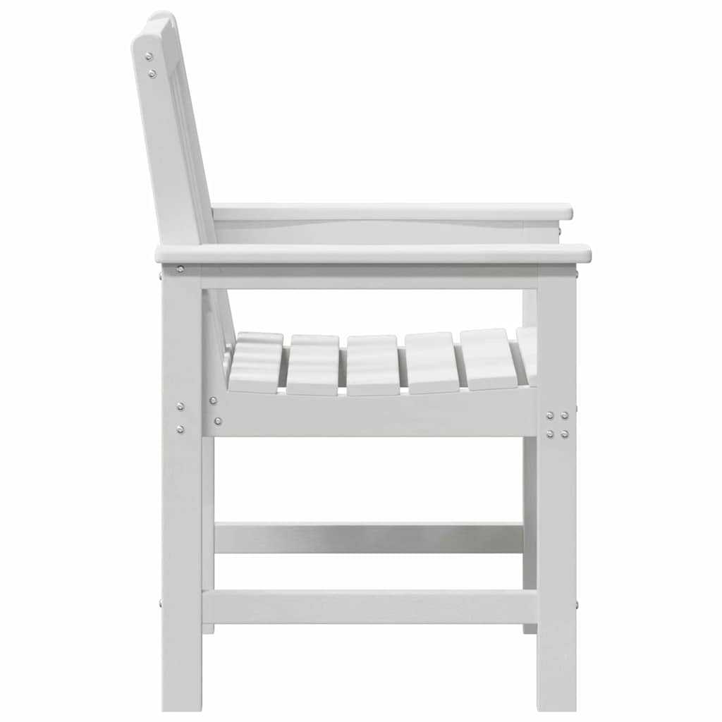 vidaXL Krzesło Ogrodowe 6 pcs Biały 65.5 x 59 x 88 cm Polietylen