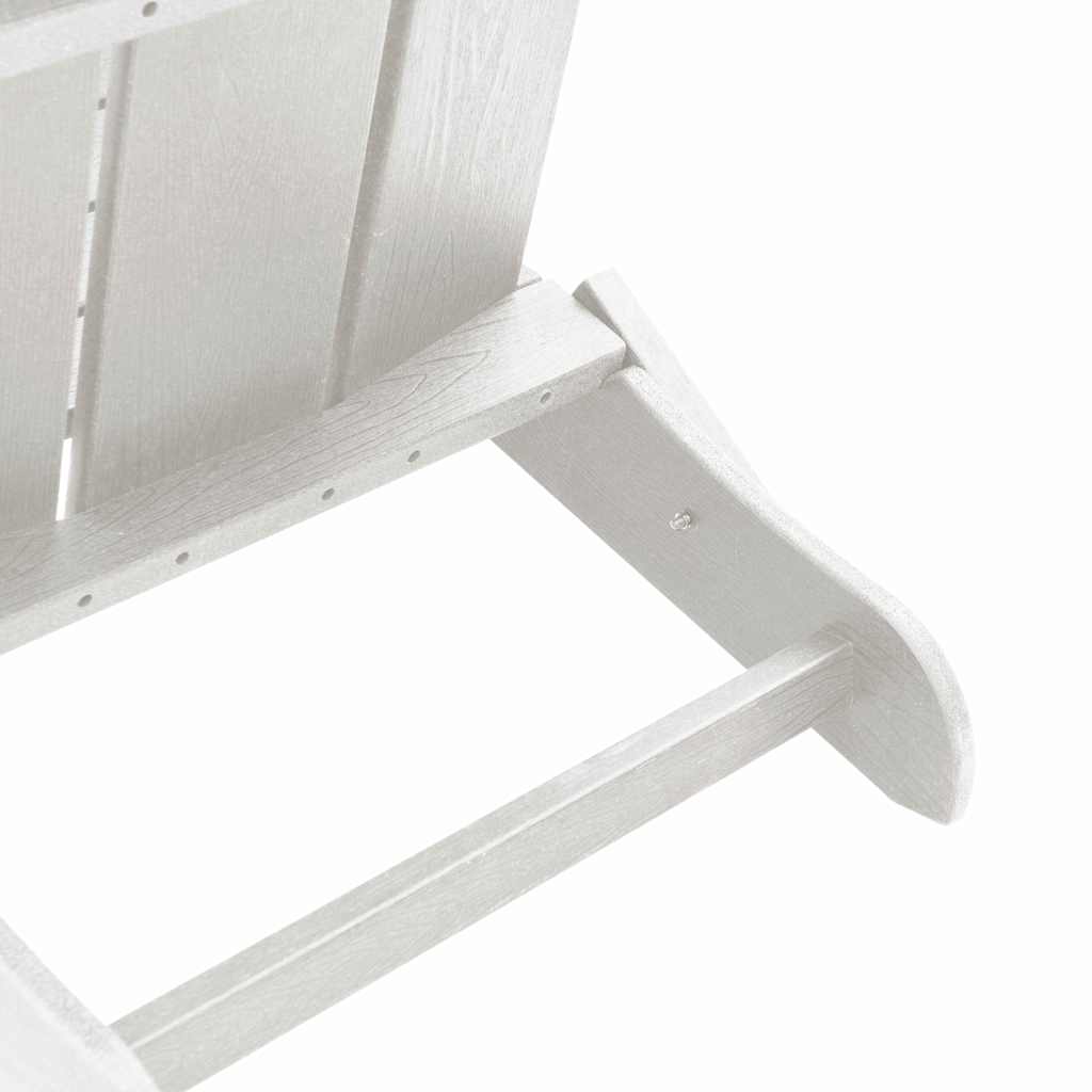 vidaXL Krzesło Ogrodowe 2 pcs Biały 80.5 x 74.5 x 92 cm Polietylen