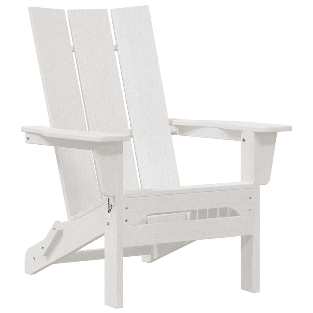 vidaXL Krzesło Ogrodowe 2 pcs Biały 80.5 x 74.5 x 92 cm Polietylen