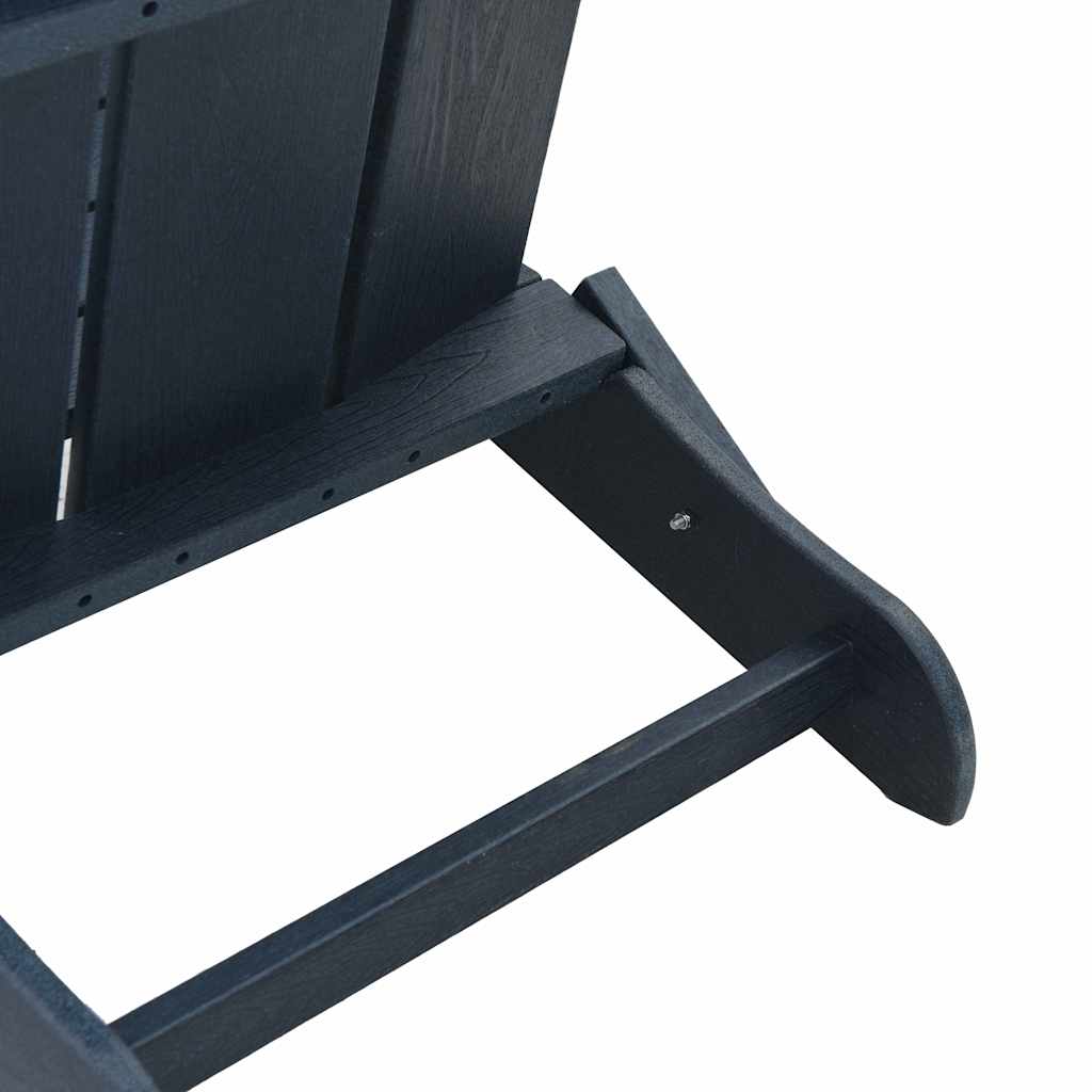 vidaXL Krzesło Ogrodowe 2 pcs Granatowy 80.5 x 74.5 x 92 cm Polietylen