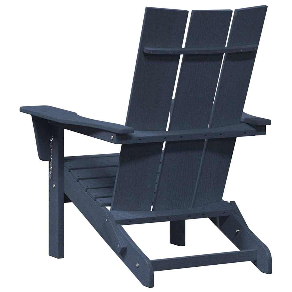 vidaXL Krzesło Ogrodowe 2 pcs Granatowy 80.5 x 74.5 x 92 cm Polietylen