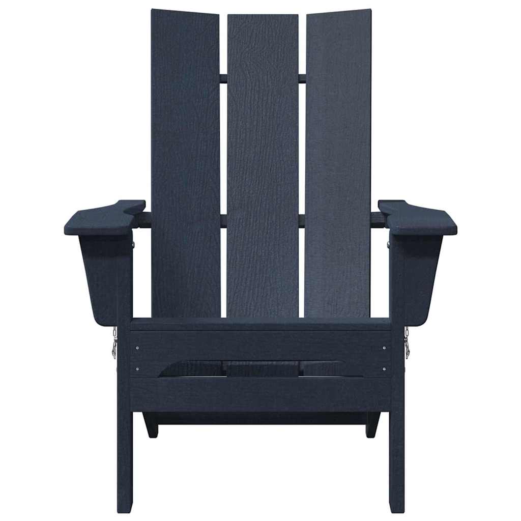 vidaXL Krzesło Ogrodowe 2 pcs Granatowy 80.5 x 74.5 x 92 cm Polietylen