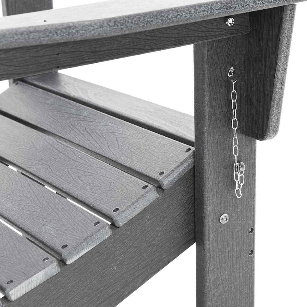 vidaXL Krzesło Ogrodowe 2 pcs Jasnoszary 80.5 x 74.5 x 92 cm