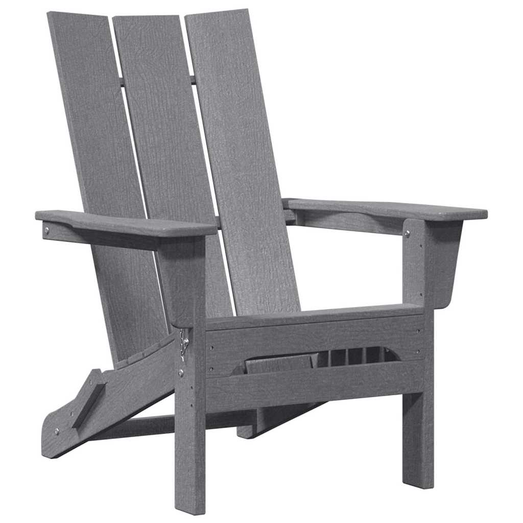 vidaXL Krzesło Ogrodowe 2 pcs Jasnoszary 80.5 x 74.5 x 92 cm