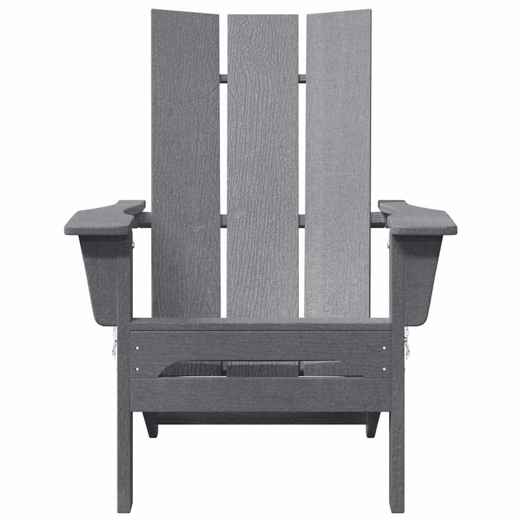 vidaXL Krzesło Ogrodowe 2 pcs Jasnoszary 80.5 x 74.5 x 92 cm