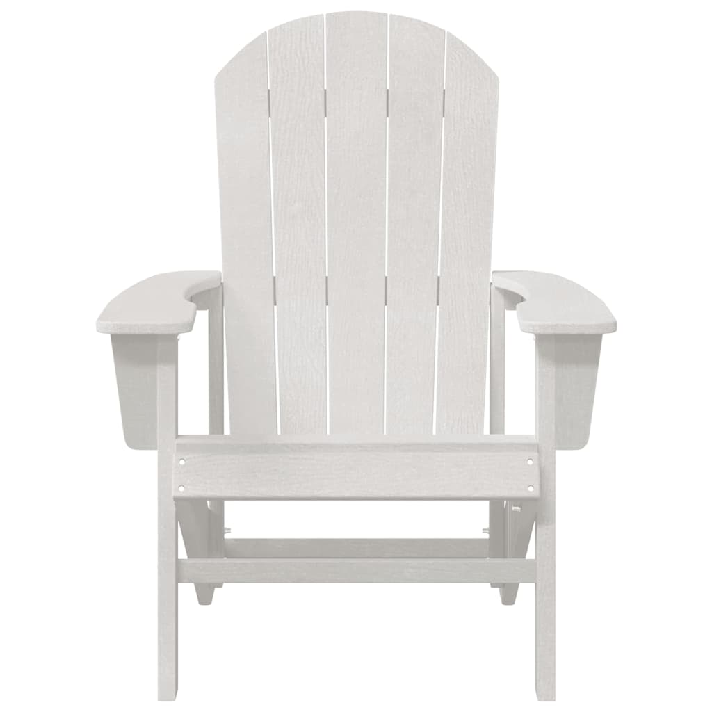 vidaXL Krzesło Ogrodowe 2 pcs Biały 82 x 74 x 92 cm Polietylen