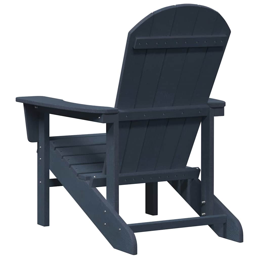 vidaXL Krzesło Ogrodowe 2 pcs Granatowy 82 x 74 x 92 cm Polietylen