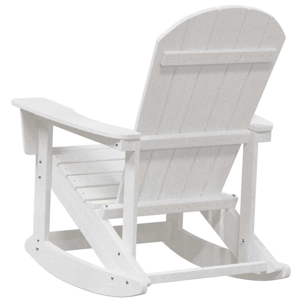 vidaXL Fotele bujane Adirondack 2 pcs Biały HDPE