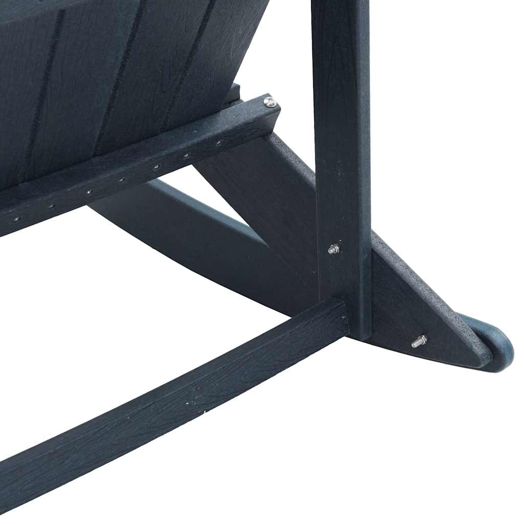 vidaXL Fotele bujane Adirondack 2 pcs Granatowy HDPE