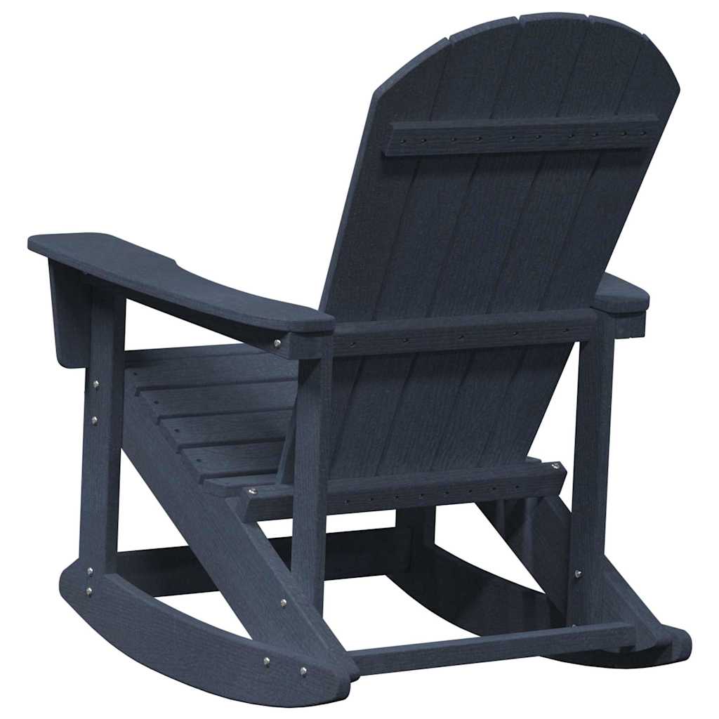 vidaXL Fotele bujane Adirondack 2 pcs Granatowy HDPE