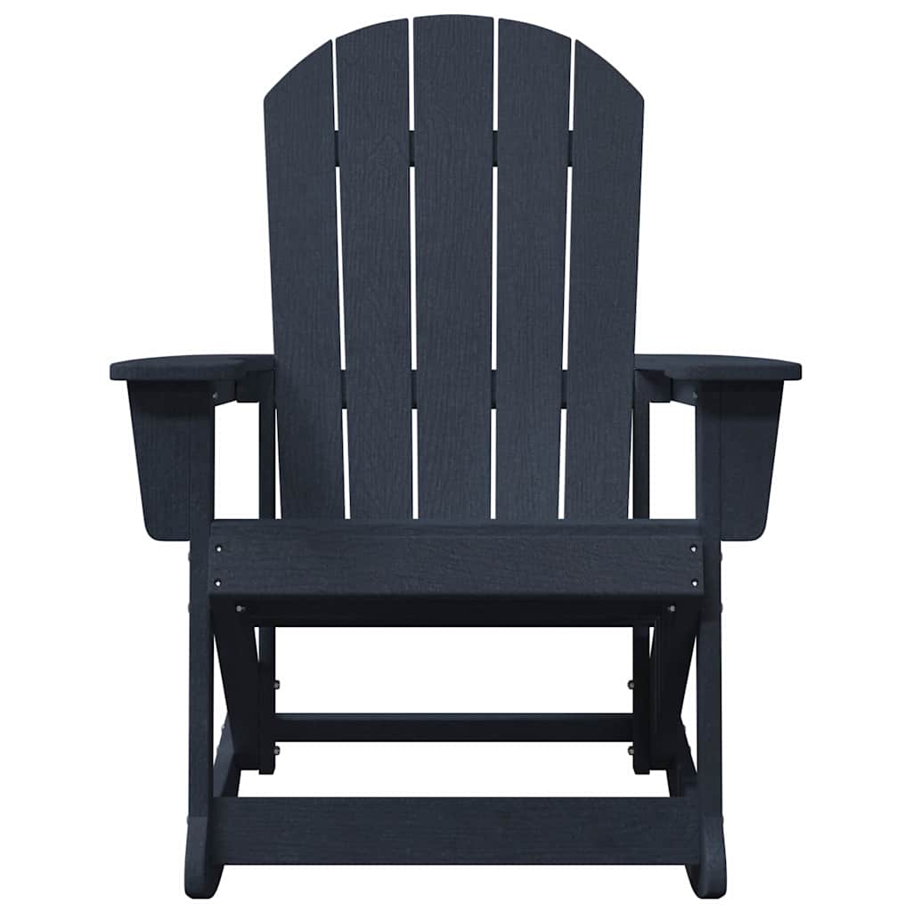 vidaXL Fotele bujane Adirondack 2 pcs Granatowy HDPE