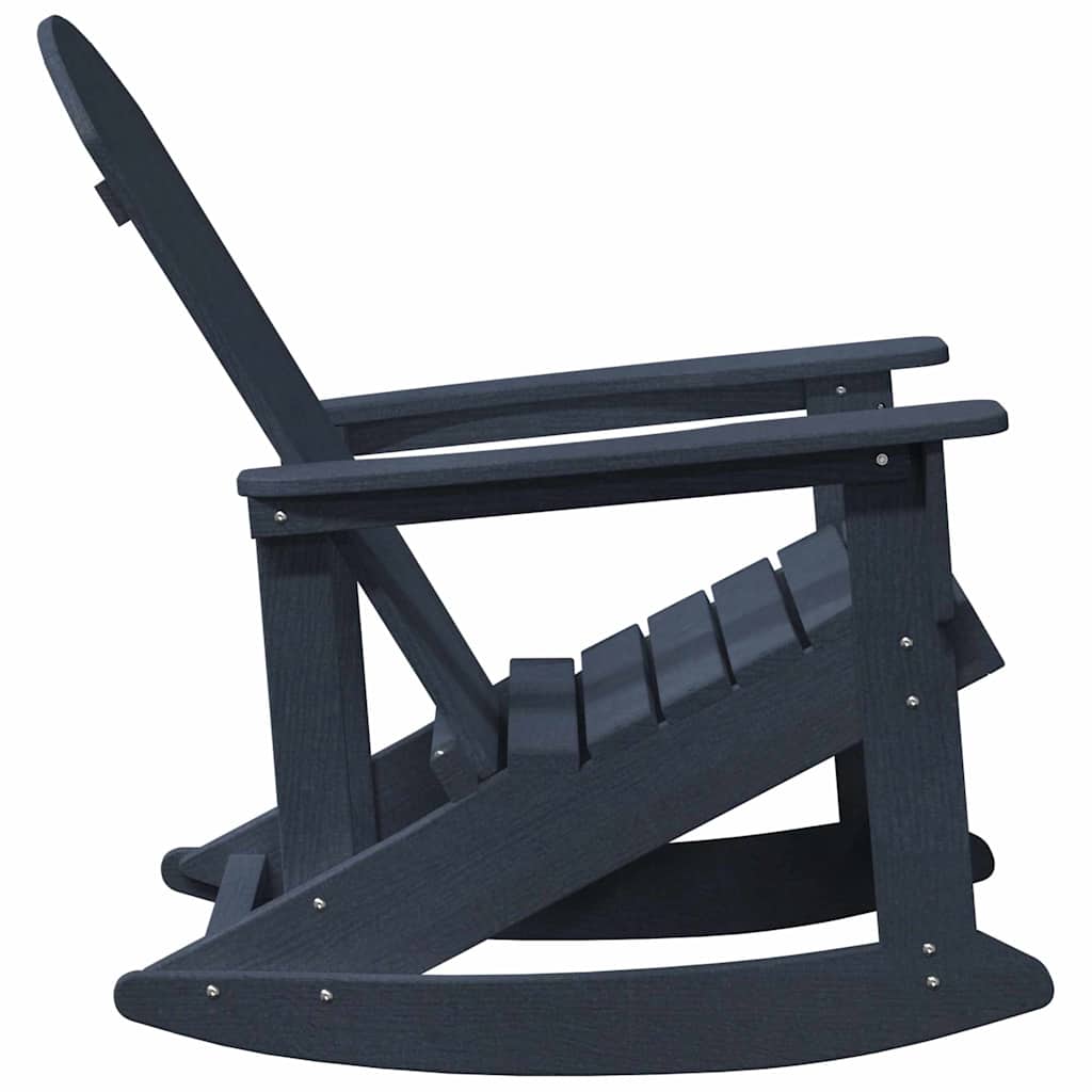 vidaXL Fotele bujane Adirondack 2 pcs Granatowy HDPE