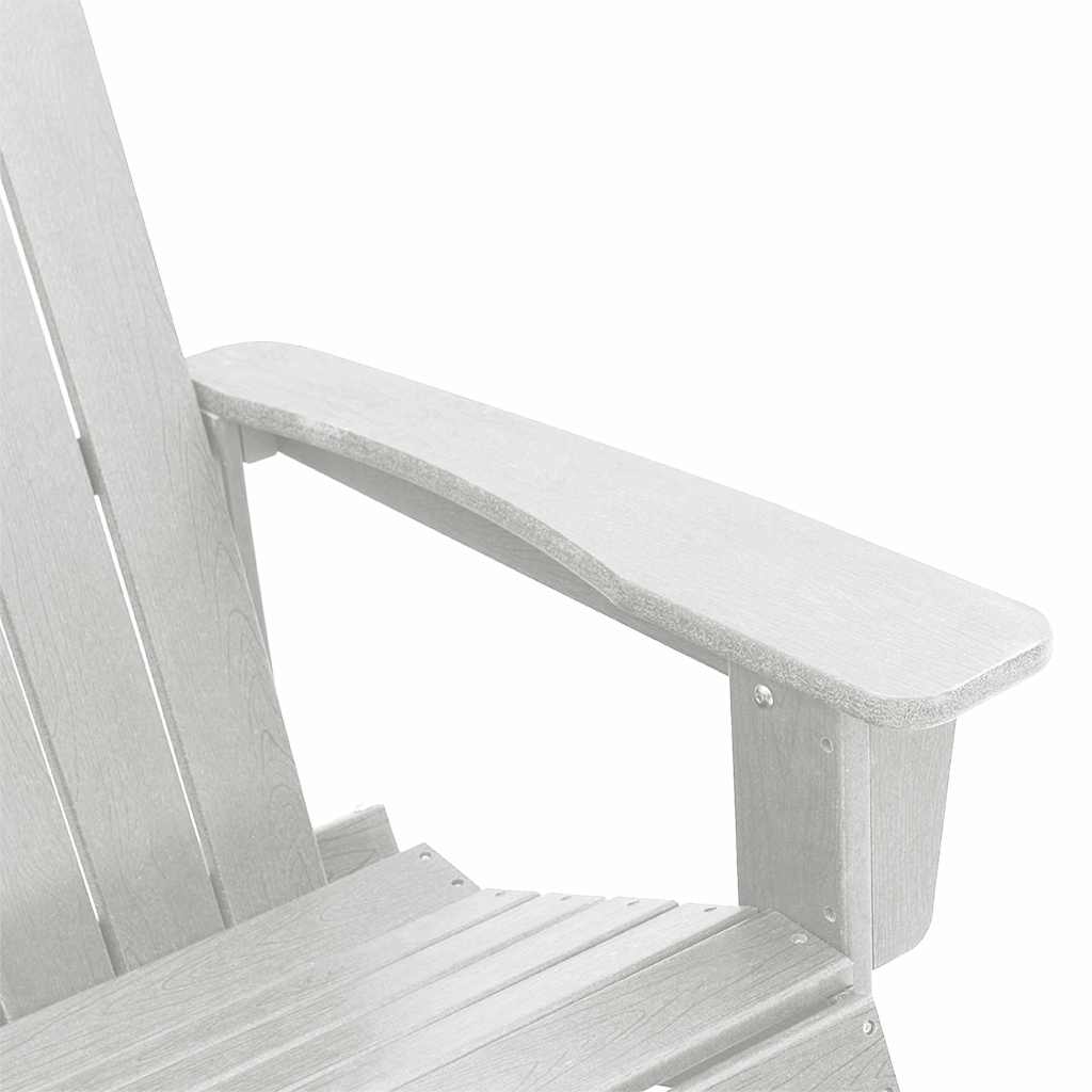 vidaXL Zestaw wypoczynkowy w ogrodzie 3 pcs Biały HDPE