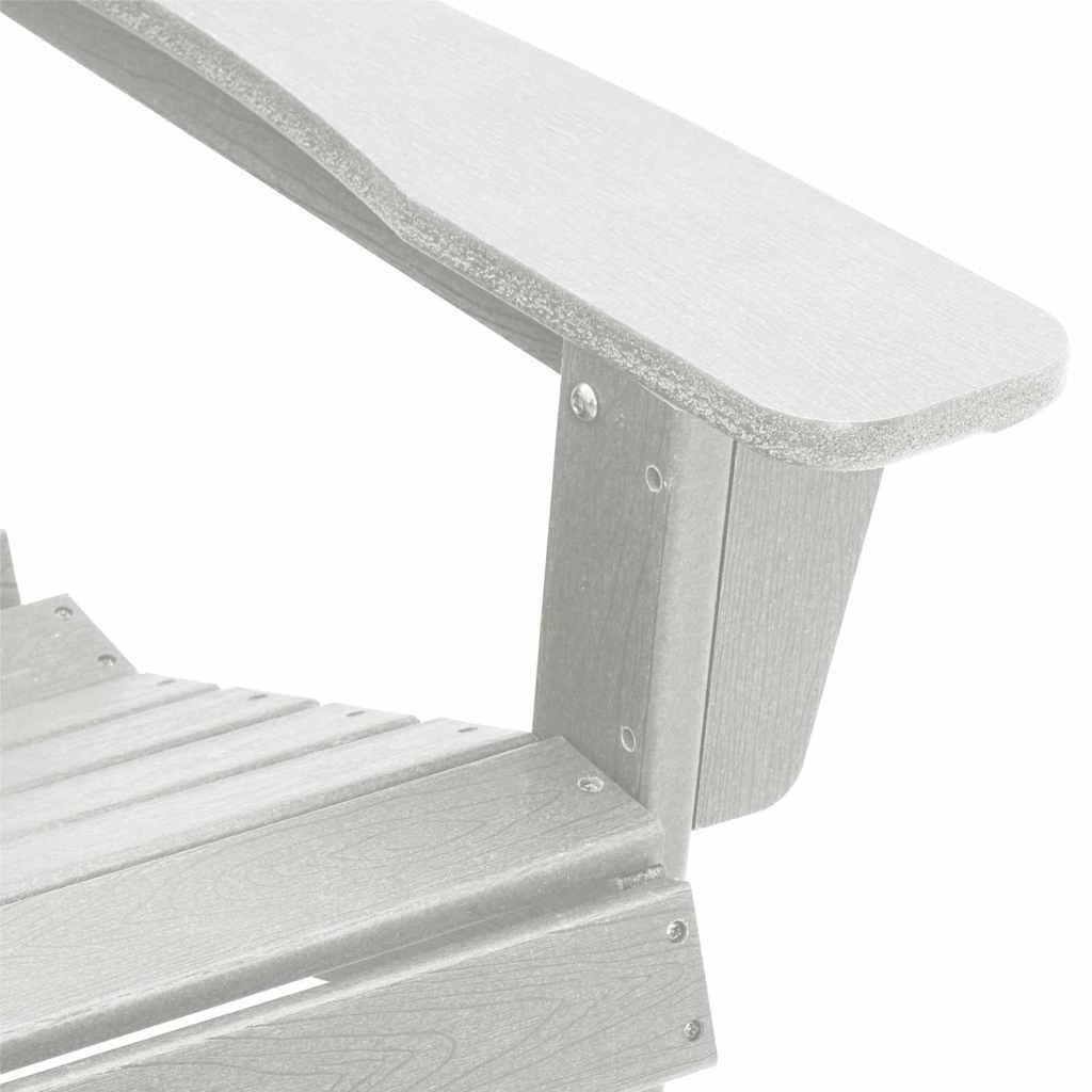 vidaXL Krzesło Ogrodowe 2 pcs Biały 83 x 74 x 92 cm Polietylen