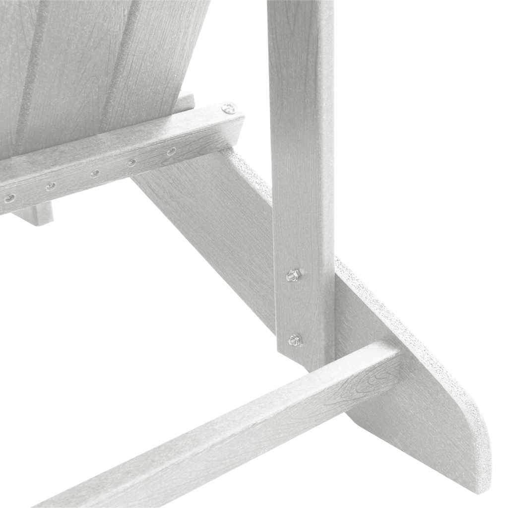 vidaXL Krzesło Ogrodowe 2 pcs Biały 83 x 74 x 92 cm Polietylen